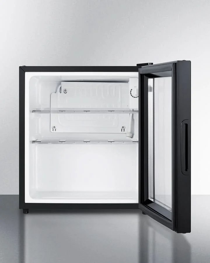 Summit - 18 Inch Freestanding Compact Refrigerator minibar with front lock - MB43GL - image 2