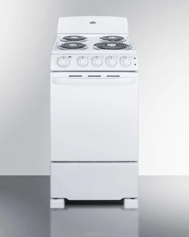 Summit - 20 Wide Electric Coil Range - RE203W - image 2