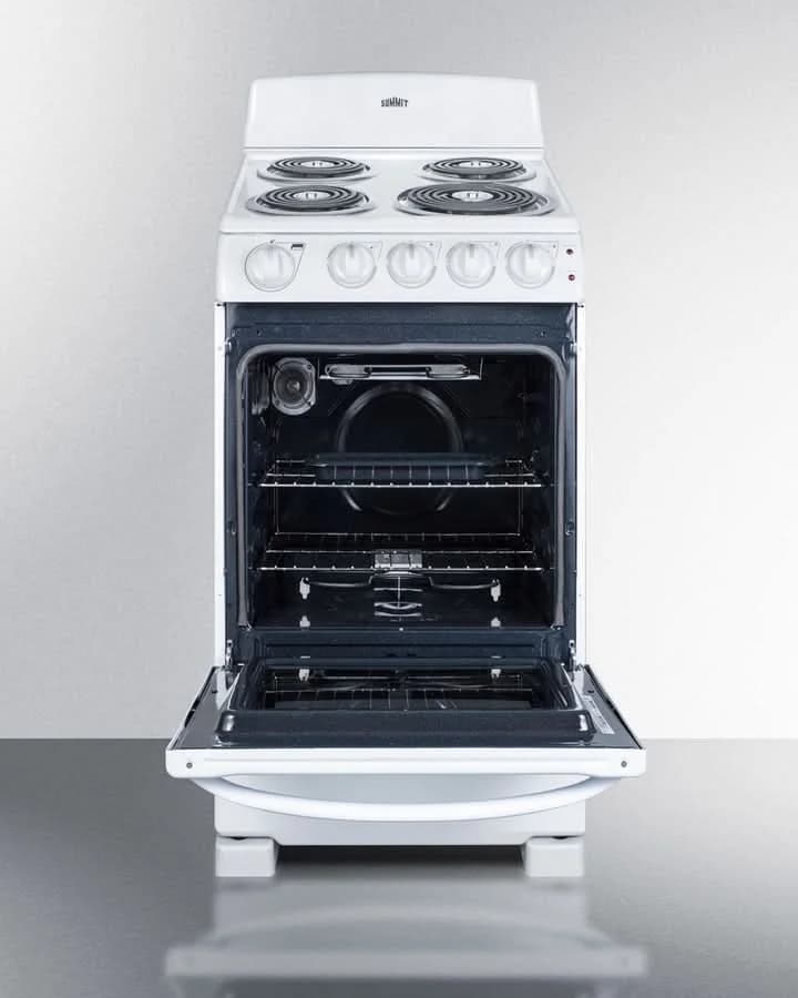 Summit - 20 Wide Electric Coil Range - RE203W - image 4