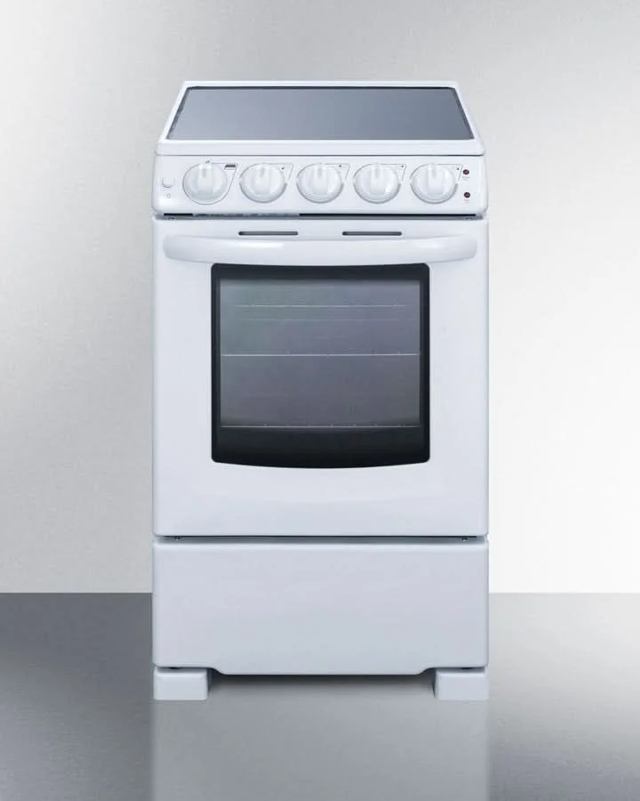 Summit - 20 Wide Electric Smooth-Top Range - REX2051WRT - image 3