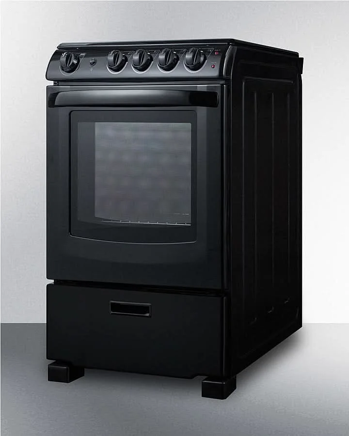 Summit - 24 Wide Electric Smooth-Top Range - REX2431BRT - image 4