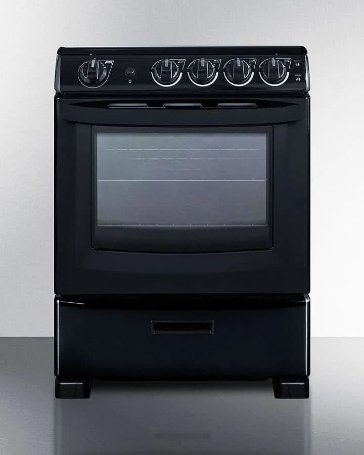 Summit - 24 Wide Electric Smooth-Top Range - REX2431BRT - image 6
