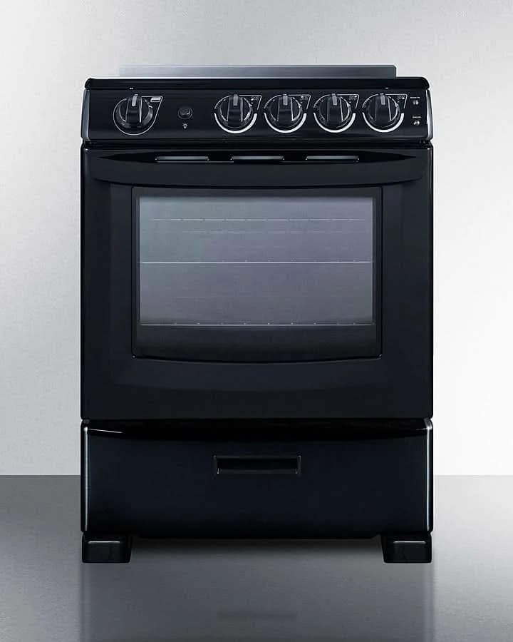 Summit - 24 Wide Electric Smooth-Top Range - REX2431BRT - image 8