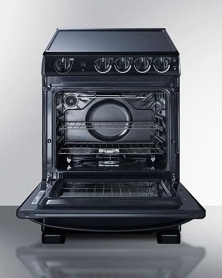 Summit - 24 Wide Electric Smooth-Top Range - REX2431BRT - image 5