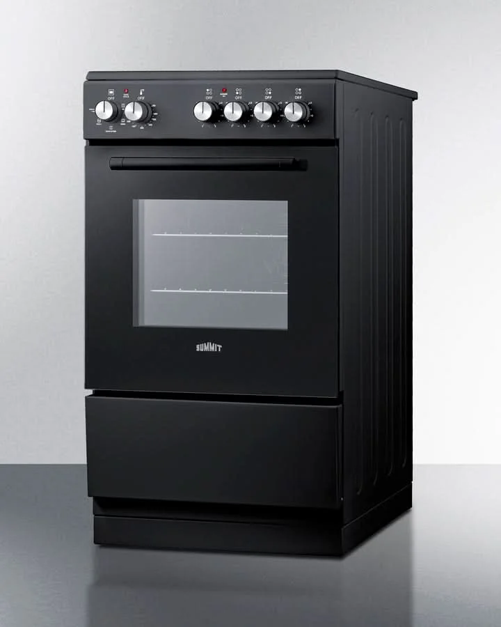 Summit - 20 Wide Electric Smooth-Top Range - REXT20BL - image 5