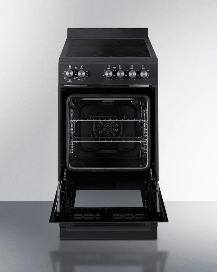Summit - 20 Wide Electric Smooth-Top Range - REXT20BL - image 2