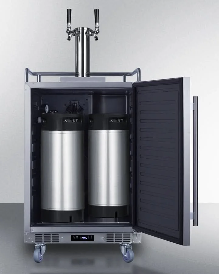 Summit - 24 Wide Built-In Cold Brew Coffee Kegerator - SBC682CFTWIN - image 3