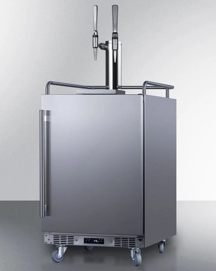 Summit -24 Wide Built-In Nitro Coffee Kegerator - SBC682NCFTWIN - image 2