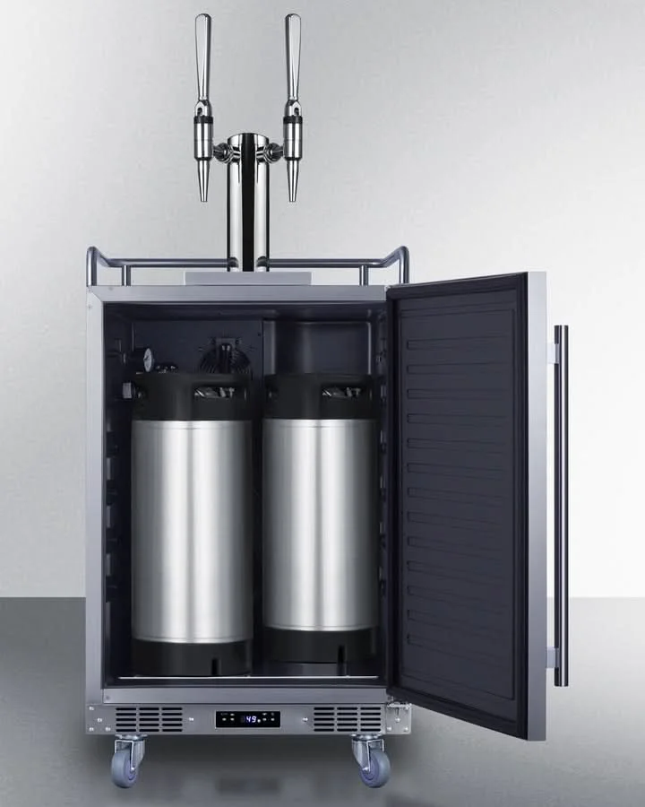Summit -24 Wide Built-In Nitro Coffee Kegerator - SBC682NCFTWIN - image 3