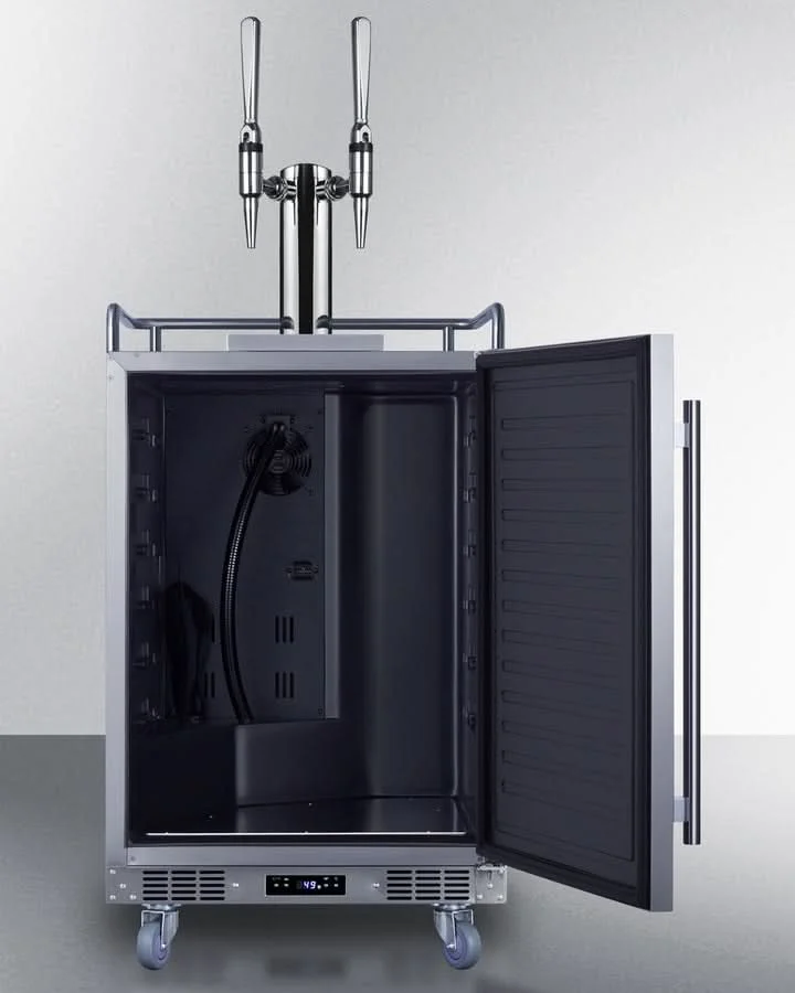 Summit -24 Wide Built-In Nitro Coffee Kegerator - SBC682NCFTWIN - image 4
