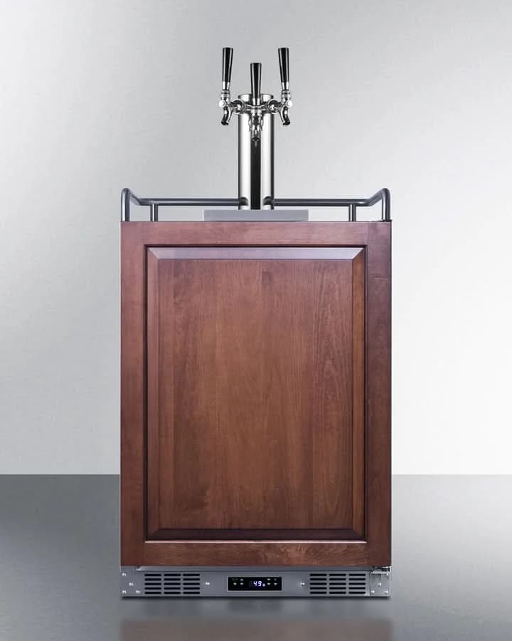 Summit - 24 Wide Built-In Kegerator (Panel Not Included) - SBC682PNRTRIPLE - image 4