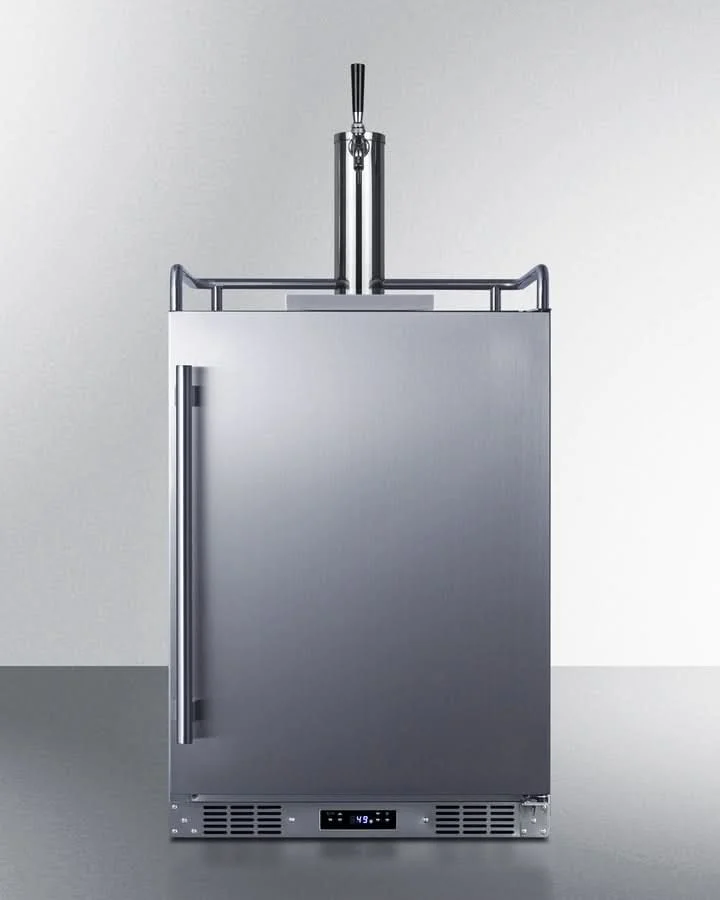 Summit 24 Wide Built-In Outdoor Beer Kegerator- SBC683OS