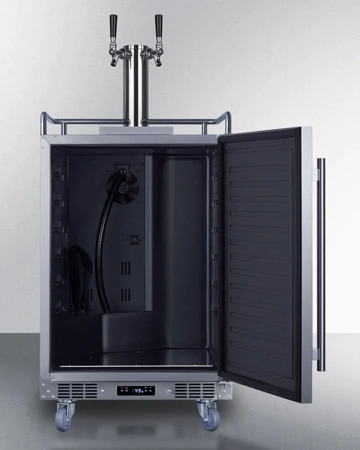 Summit - 24 Wide Built-In Outdoor Beer Kegerator - SBC683OSTWIN - image 6