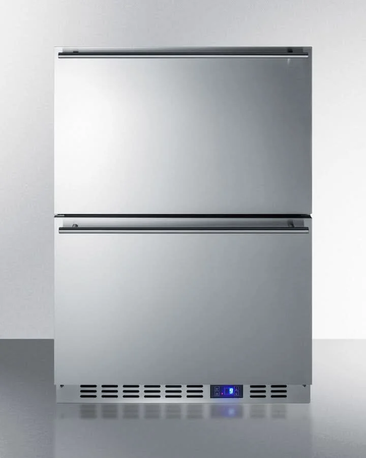 Summit - 24 Inch Outdoor 2-Drawer All-Freezer - SPFF51OS2D - image 2