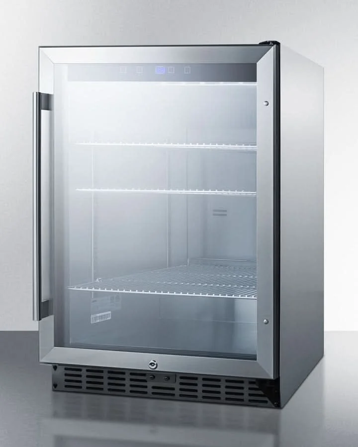 Summit 24-Inch Outdoor Beverage Center with Glass Door - SCR611GLOS - image 2