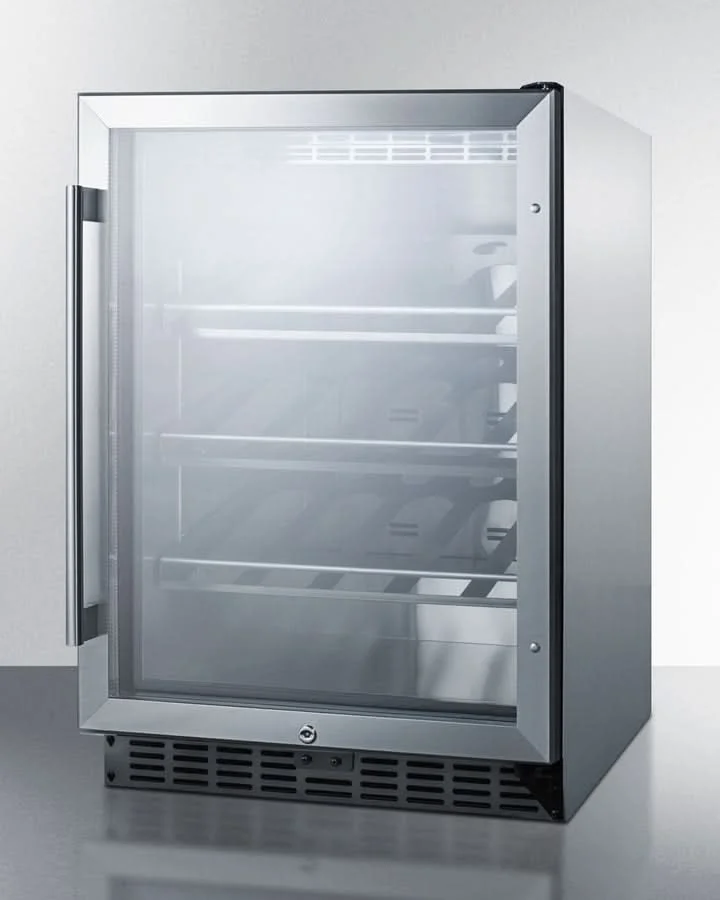 Summit 24-Inch Outdoor Beverage Center with Charcoal Glass Door - SCR611GLOSCH - image 3