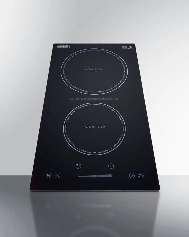 Summit - 12 Wide 115V 2-Zone Induction Cooktop, Cord Included - SINC2B115 - image 5