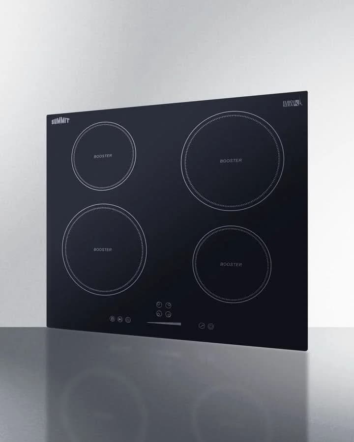 Summit - 24 Wide 208-240V 4-Zone Induction Cooktop - SINC4B241B - image 6