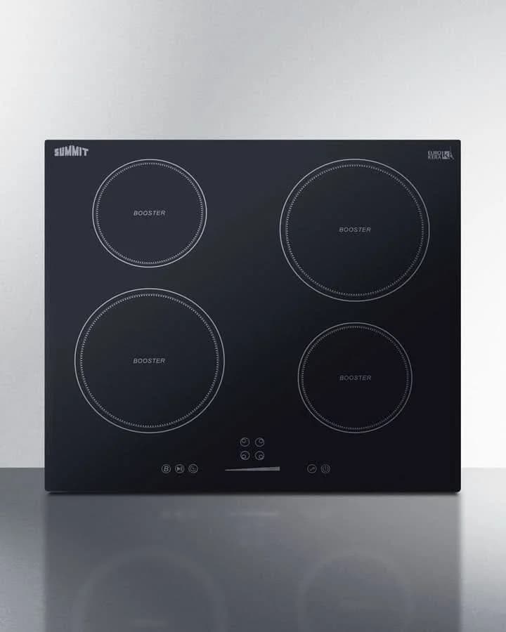 Summit - 24 Wide 208-240V 4-Zone Induction Cooktop - SINC4B241B - image 7