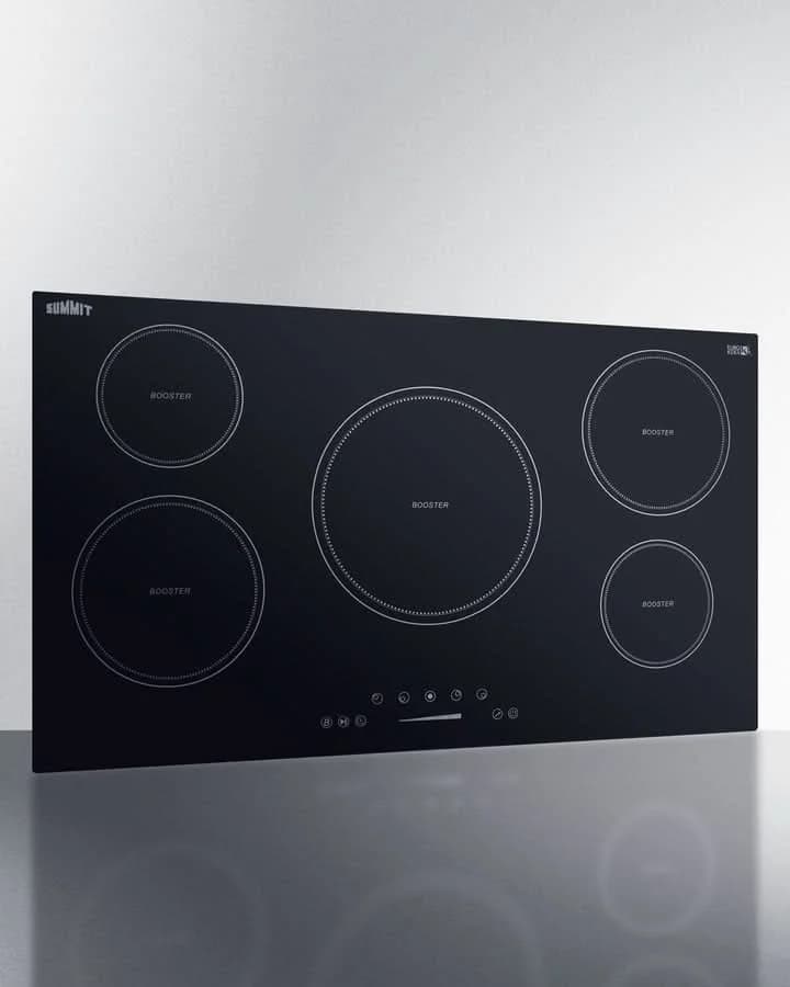 Summit - 36 Wide 208-240V 5-Zone Induction Cooktop - SINC5B36B - image 8