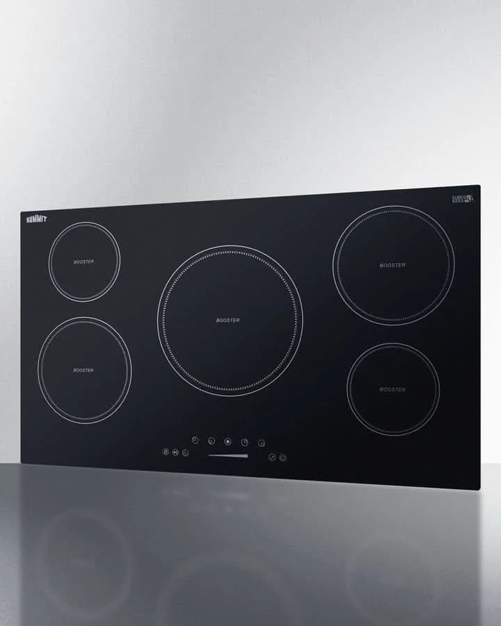 Summit - 36 Wide 208-240V 5-Zone Induction Cooktop - SINC5B36B - image 7