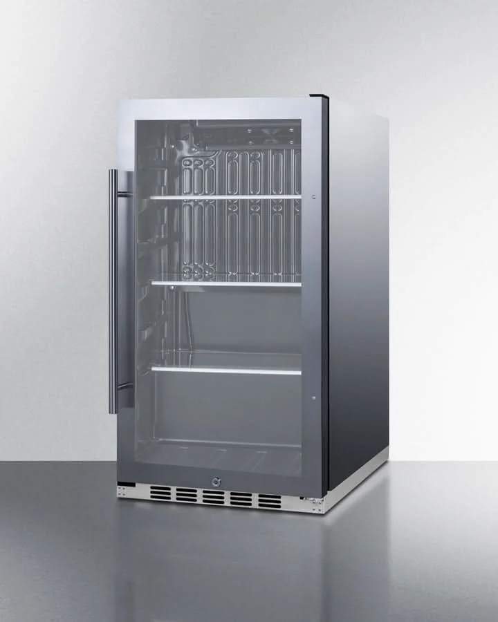 Summit 19-Inch Outdoor Beverage Center with High Handle and Stainless Steel - SPR488BOSH34CSS - image 2