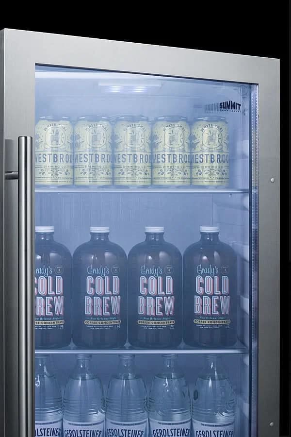 Summit 19-Inch Outdoor Refrigerator Stainless Steel - SPR489OSCSS - image 2