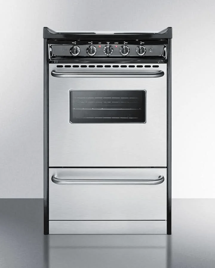 Summit - 20 Wide Electric Coil Range - TEM110BRWY - image 3
