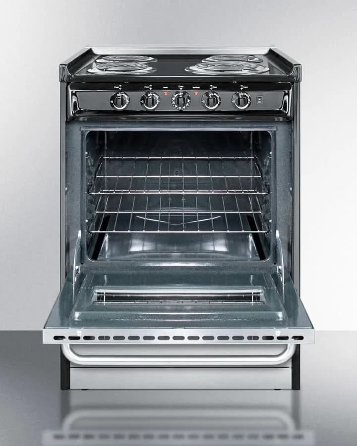 Summit - 24 Wide Electric Coil Range - TEM610BRWY - image 2