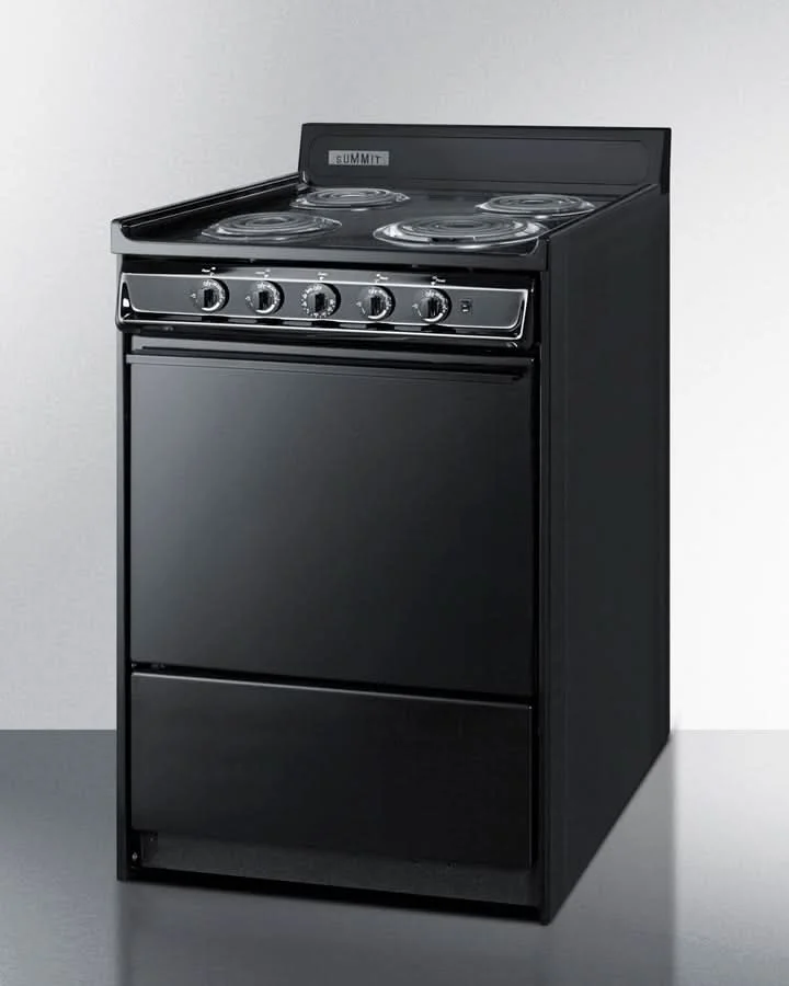 Summit - 24 Wide Electric Coil Range - TEM610C - image 3