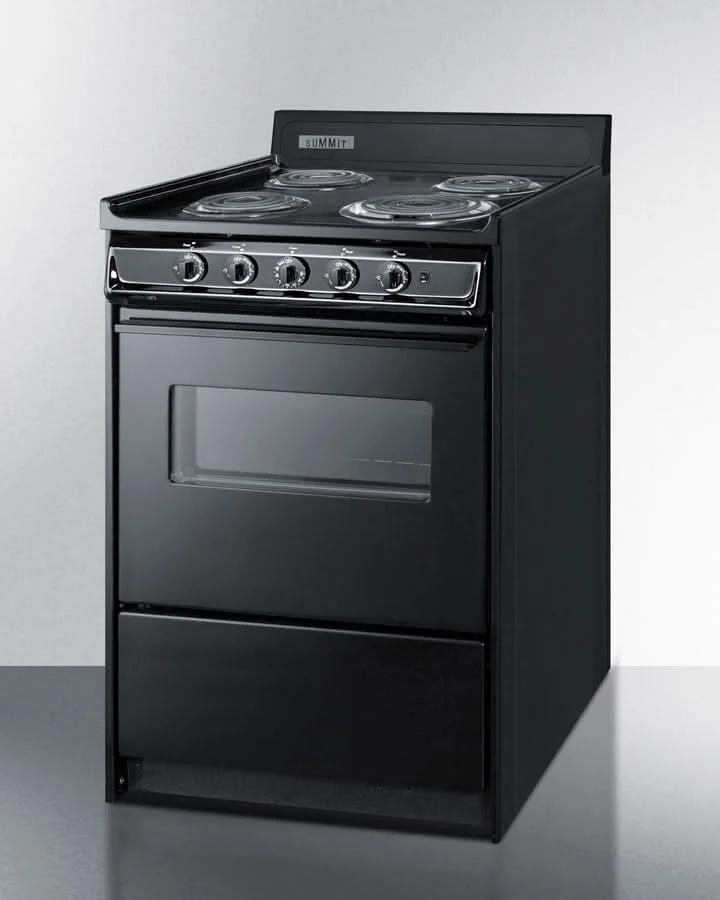 Summit - 24 Wide Electric Coil Range - TEM610CW - image 4