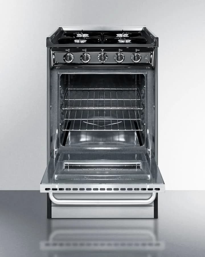 Summit - 20 Wide Gas Range, Open Burners - PRO24G - image 3