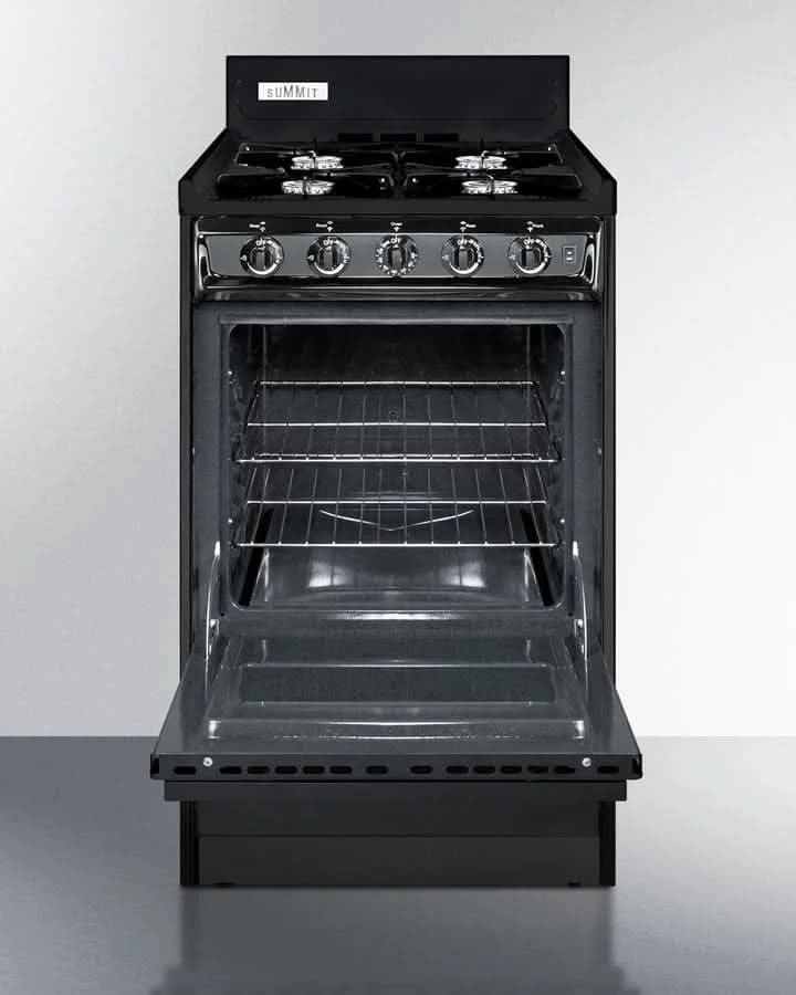Summit - 20 Wide Gas Range, Open Burners - TNM1107C