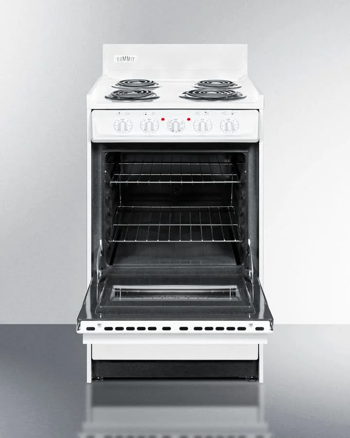Summit - 20 Wide Electric Coil Top Range - WEM110W - image 2