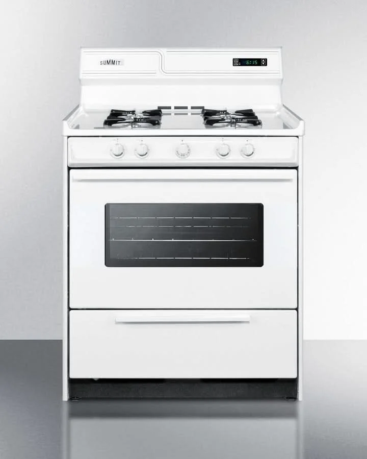 Summit - 30 Wide Gas Range - WNM2307KW
