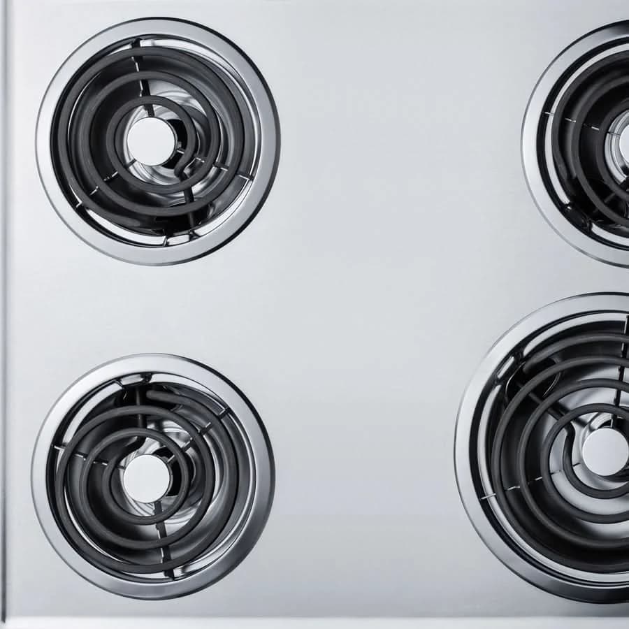 Summit - 30 Wide 230V 4-Burner Coil Cooktop - ZEL05 - image 4