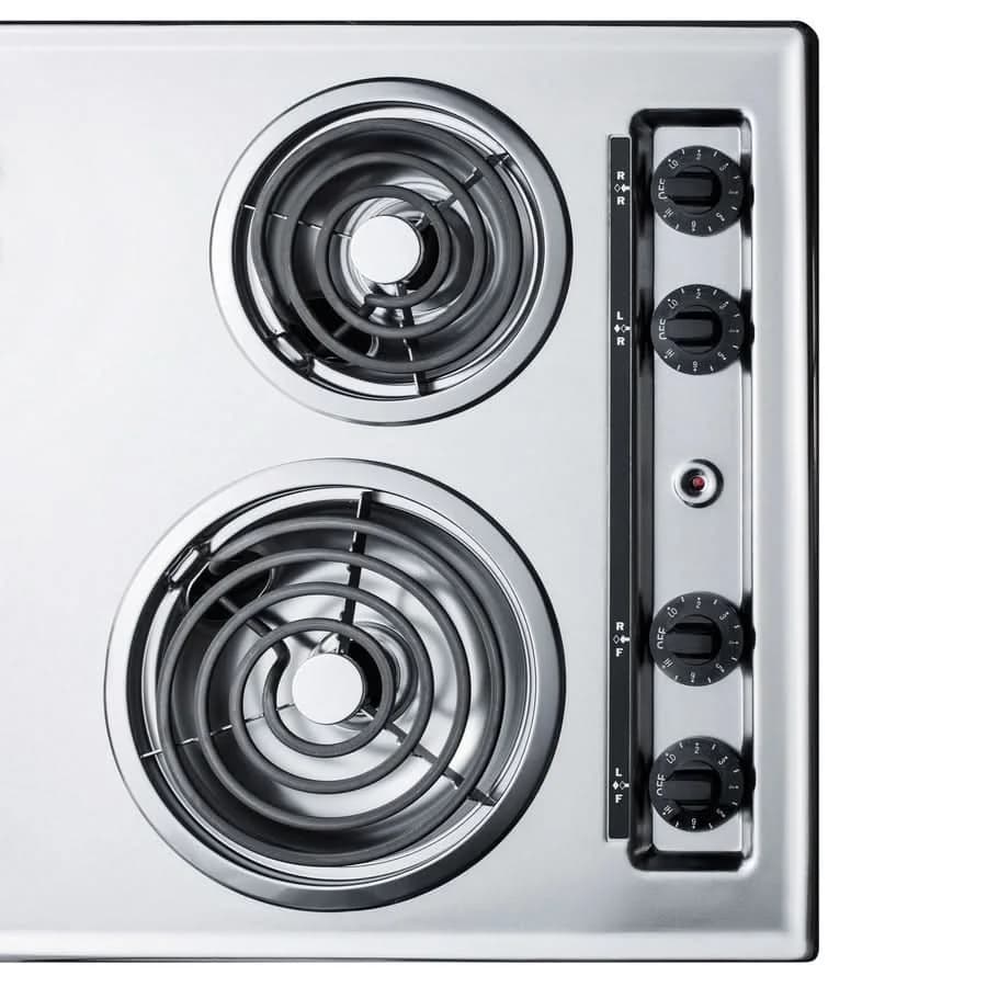 Summit - 30 Wide 230V 4-Burner Coil Cooktop - ZEL05 - image 2