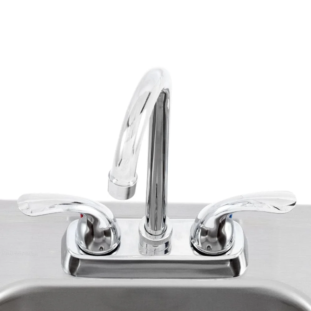 Lion Premium Grills 15 X 15 Outdoor Stainless Steel Sink With Hot/Cold Faucet – 54167 - image 4