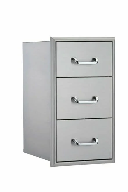 Stianless Steel Triple Drawer Grandeur - 16TD-Grandeur