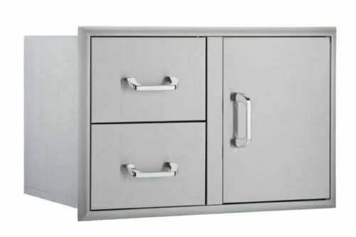 OCI Stainless Steel 32'' 2 Door/ Drawer Combo - OCI-32CDU