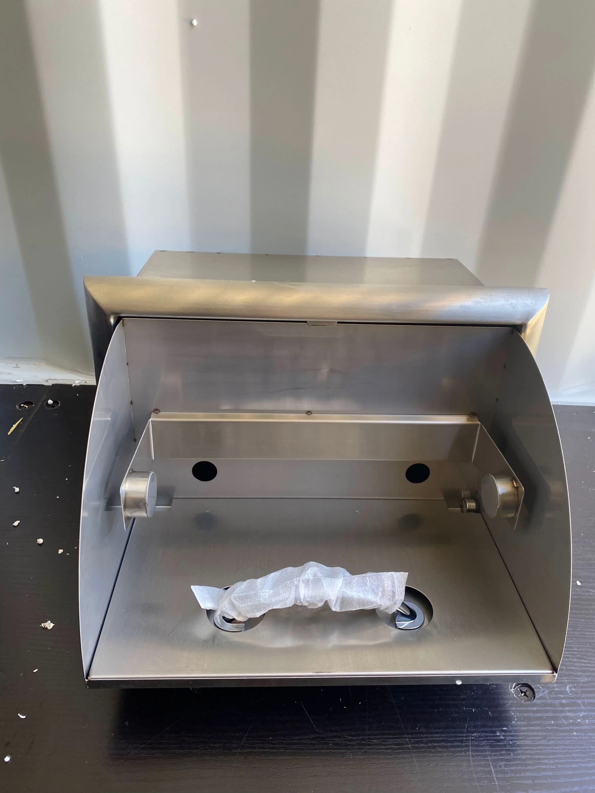 OCI Stainless Steel Paper Towel Holder Open Box- OCI-PTH-OB - image 2