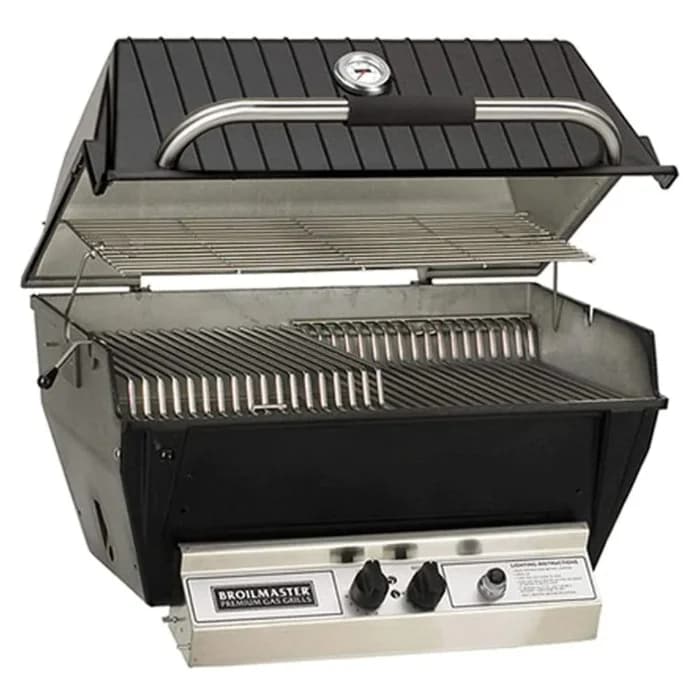 Broilmaster Super Premium Series - 27-Inch 2-Burner Built-In Grill - Natural Gas - P3SXN