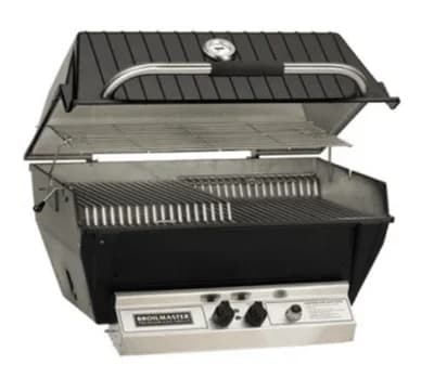 Broilmaster P4X Series - 24-Inch 2-Burner  Freestanding Grill with Removable Casters - Liquid Propane - P4X + PCB1 - image 2