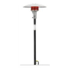 Sunglo 50000 BTU Natural Gas Post Mount Patio Heater With Electronic Ignition Black - PSA265VE