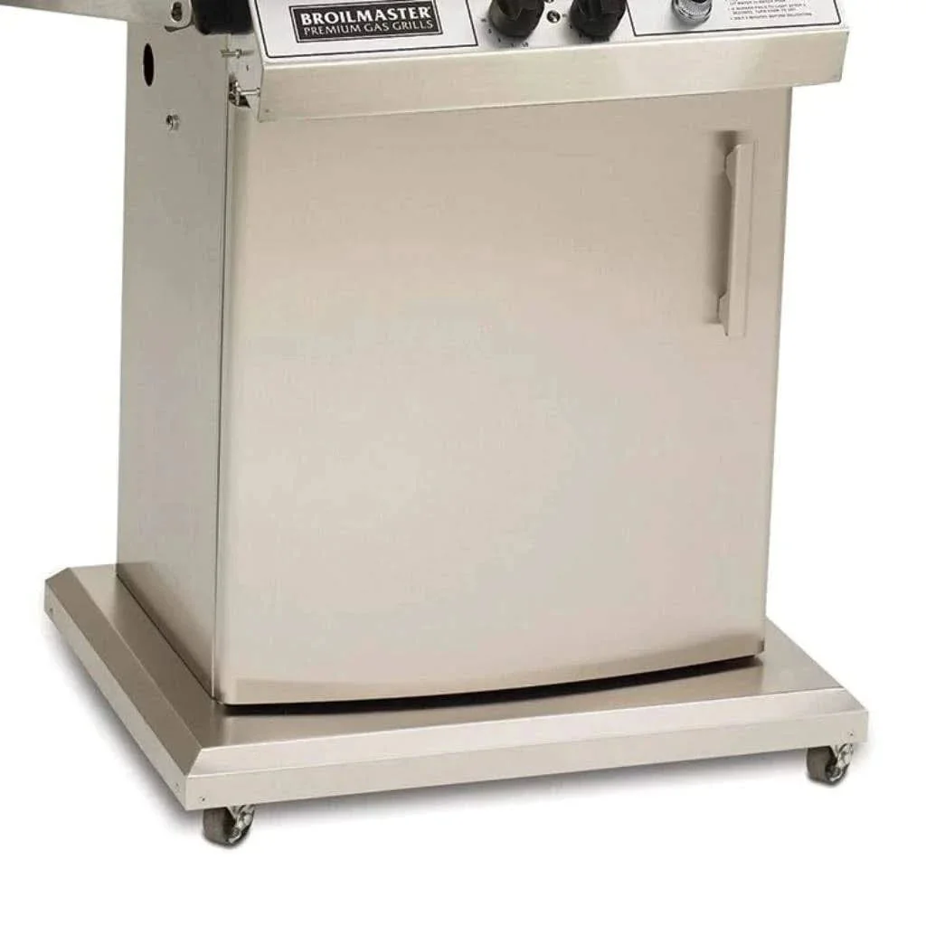 Broilmaster Premium - 24-Inch 2-Burner Stainless Steel Storage Cart Grill - Natural Gas - P4XN + PSCB1 - image 3