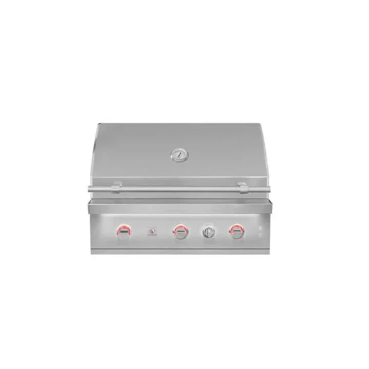 Summerset 36" Quest Grill LP, 3 Burner, Rear Burner, 2 Pcs Warming Rack - QST36-LP - image 2
