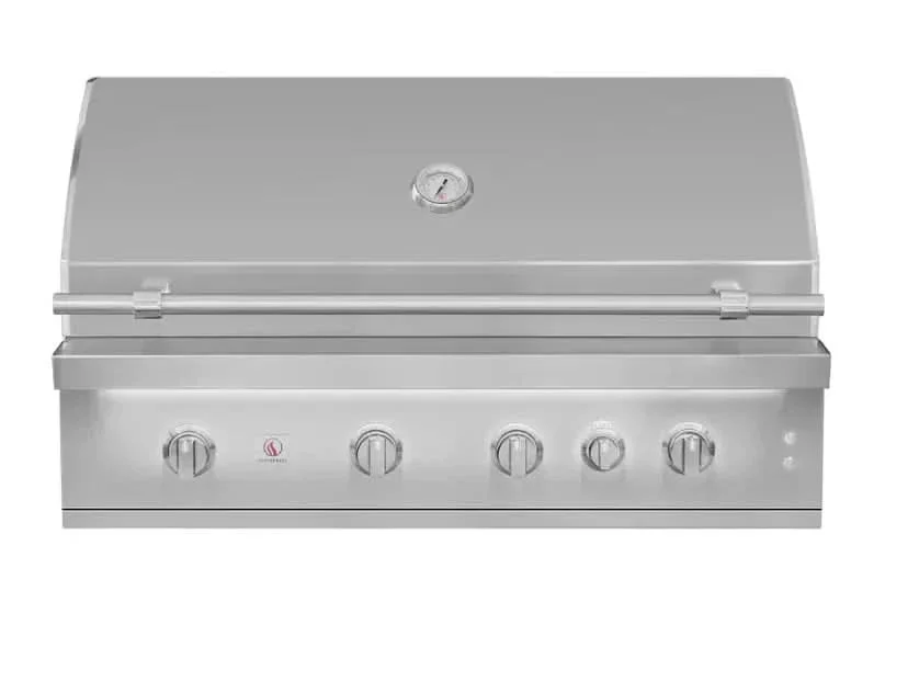 Summerset 42" Quest Grill LP, 4 Burner, Rear Burner, 2 Pcs Warming Rack - QST42-LP - image 3