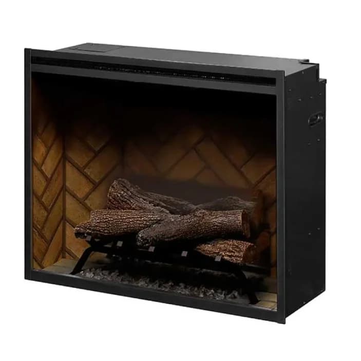 Dimplex Revillusion 30-inch Built-in Firebox with Glass Pane and Plug Kit- RBF30-FG - image 3