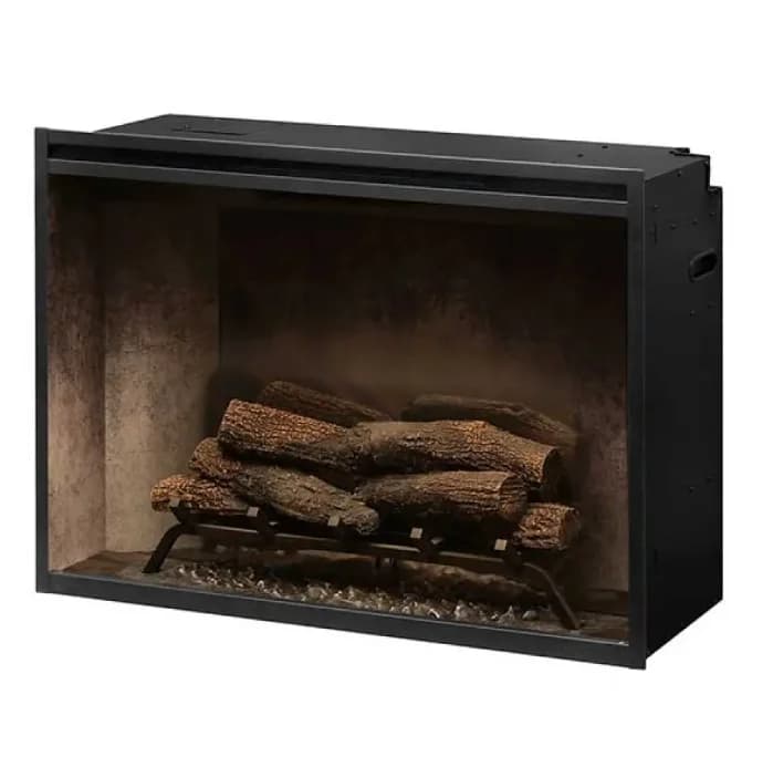 Dimplex Revillusion 36-inch Built-in Firebox with Glass Pane and Plug Kit Weathered Concrete- RBF36WC-FG - image 4