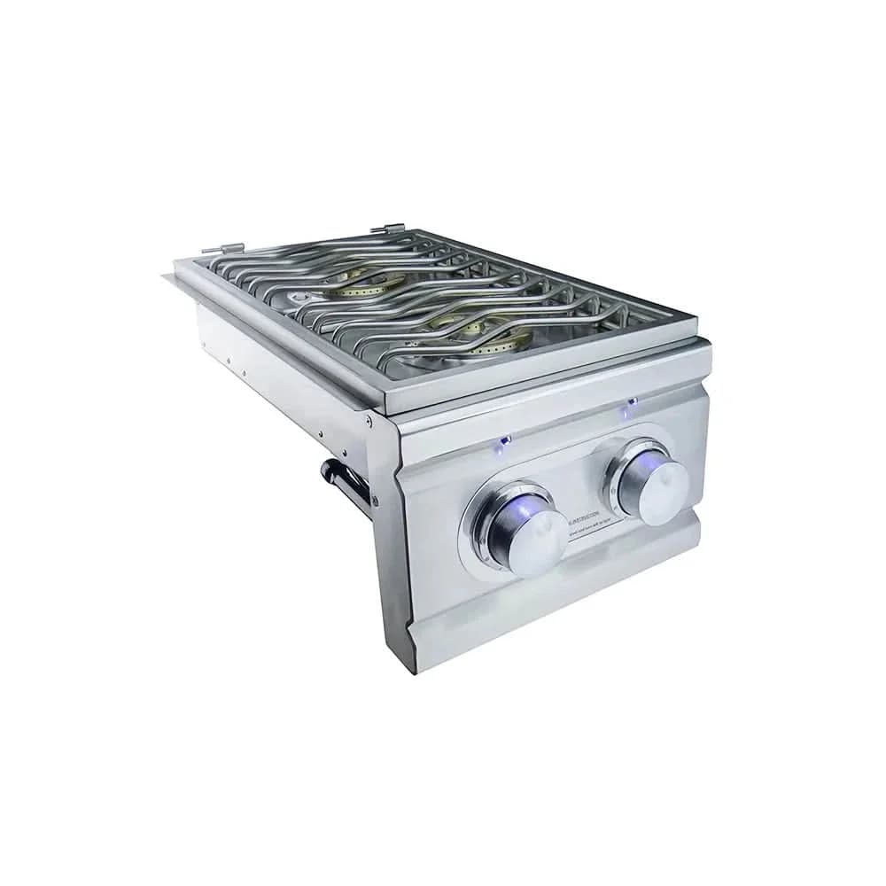 RCS Cutlass Pro Double Side Burner, Slide in - RDB1EL-NG - image 5